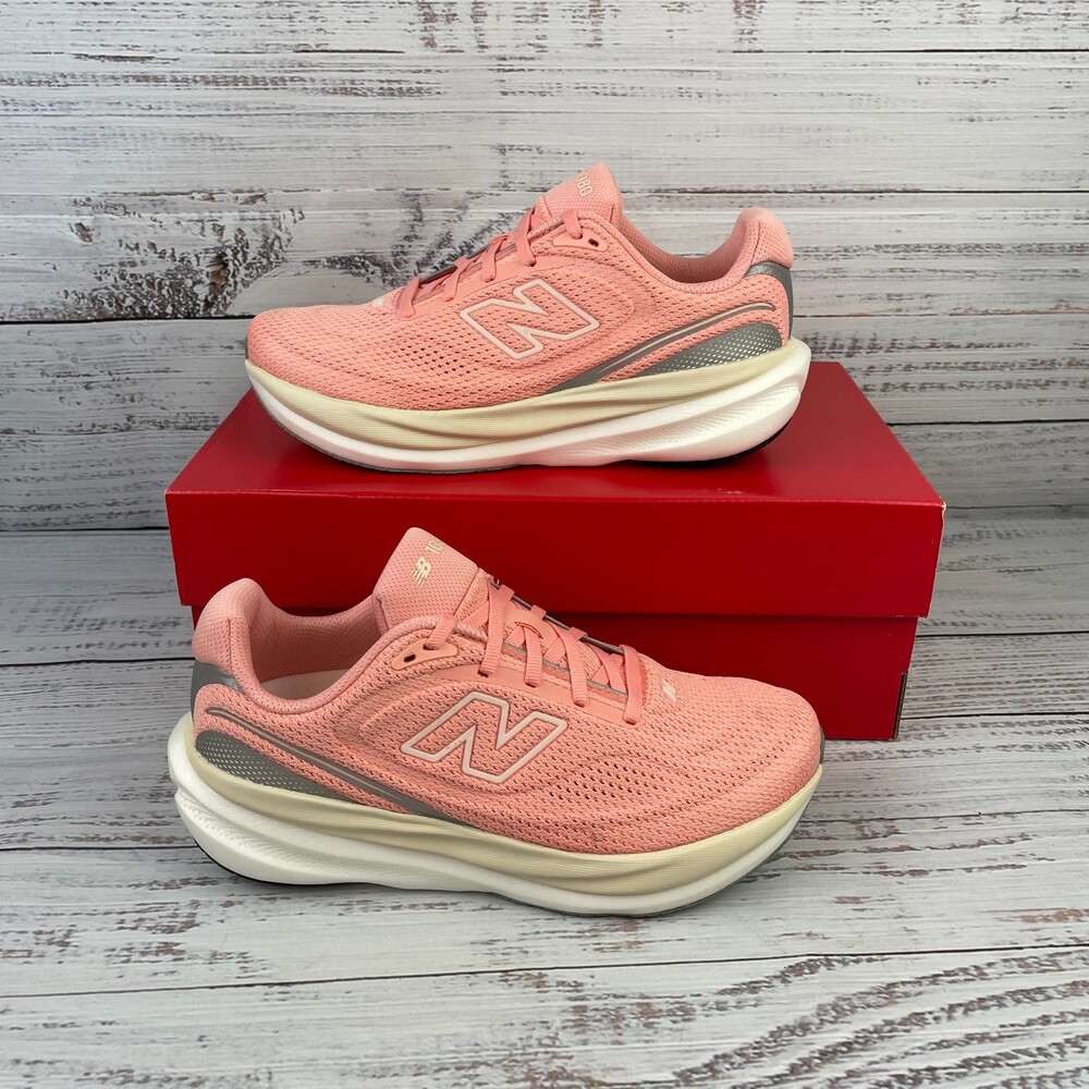 New Balance 1080v15 Womens US 7.5 B Running Shoes Pink Beige